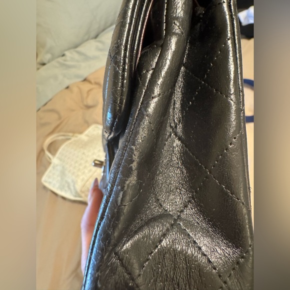 Chanel Small Classic Double Flap Black Lambskin SHW - Picture 8 of 13